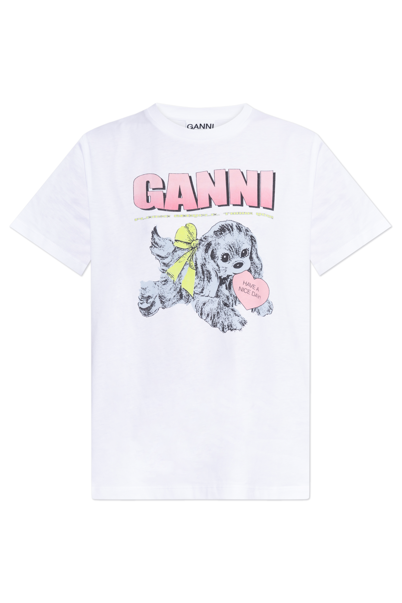 Ganni T-shirt with colorful print | Women's Clothing | Vitkac